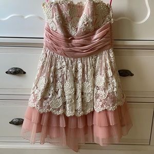 Betsey Johnson strapless dress